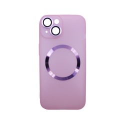 Funda Magnética con Lente de Cámara para Apple iPhone 14 Rosa